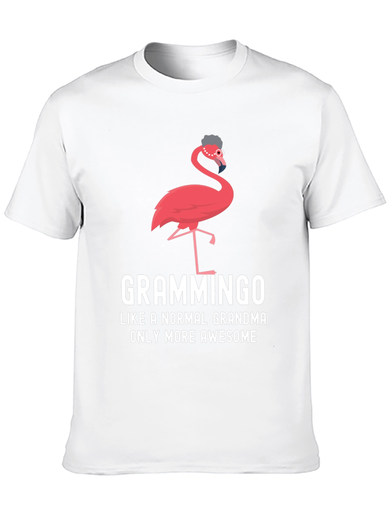 Grammingo Grandma T-Shirt - Awesome Flamingo Lover Tee
