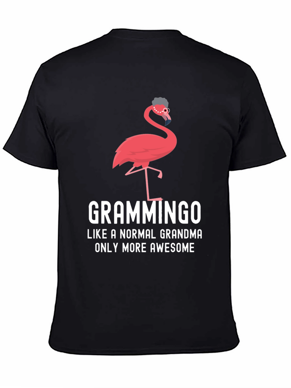 Grammingo Grandma T-Shirt - Awesome Flamingo Lover Tee