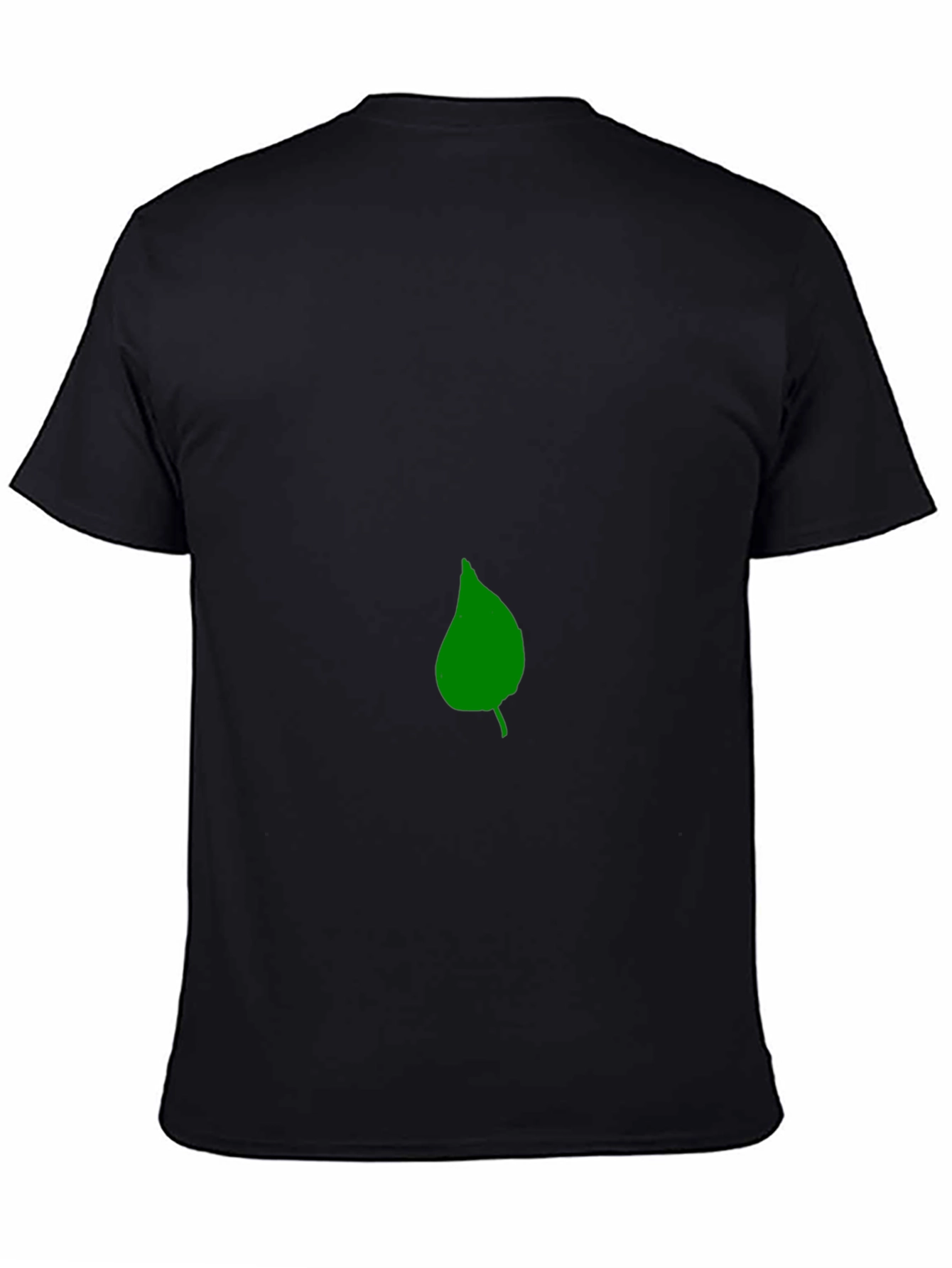 Leaf Graphic Black T-Shirt