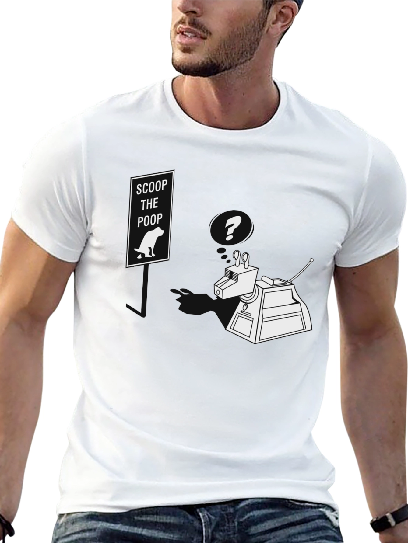 K9 Scoop the Poop T-Shirt - Dr. Who Inspired