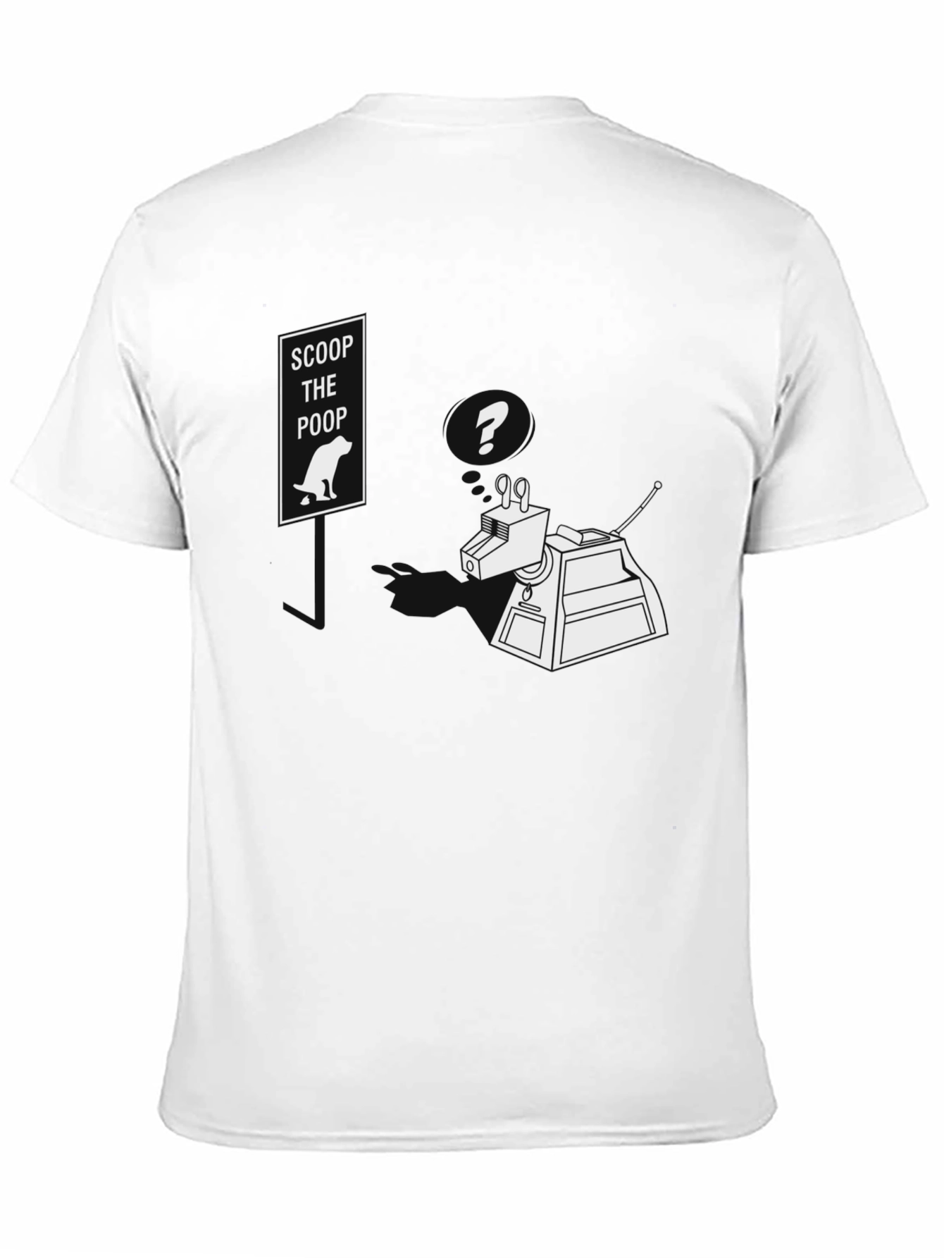 K9 Scoop the Poop T-Shirt - Dr. Who Inspired