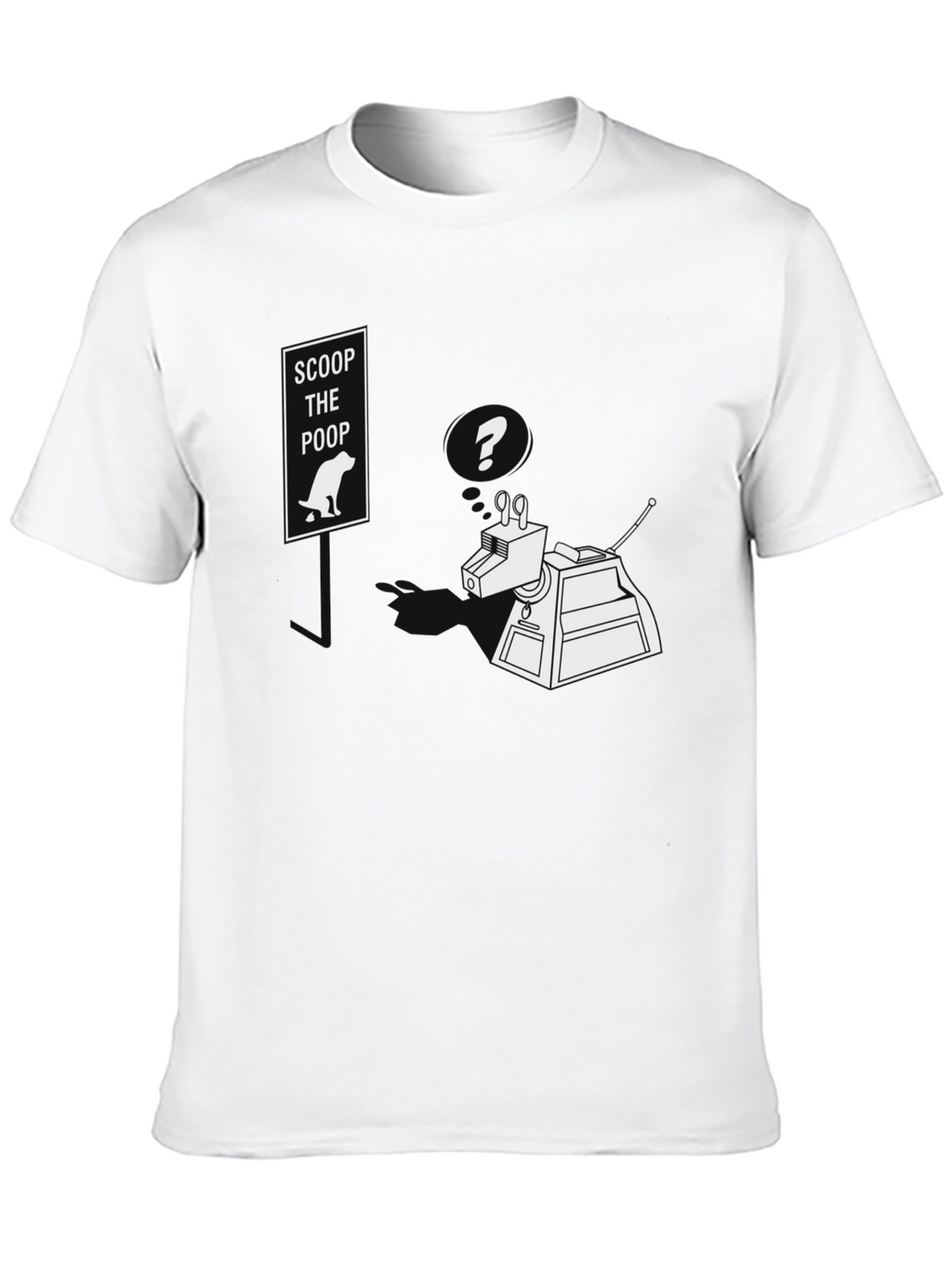 K9 Scoop the Poop T-Shirt - Dr. Who Inspired