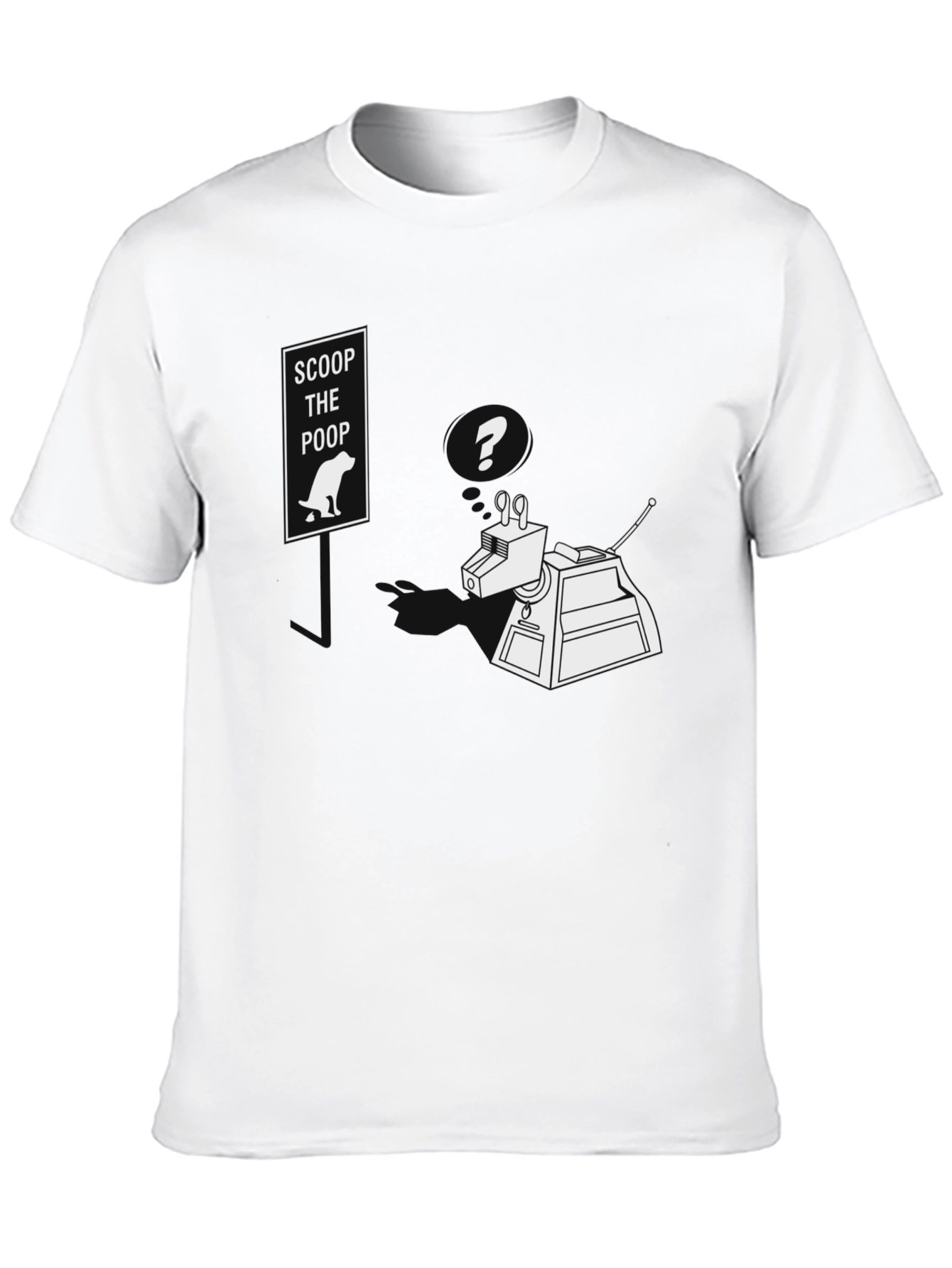 K9 Scoop the Poop T-Shirt - Dr. Who Inspired
