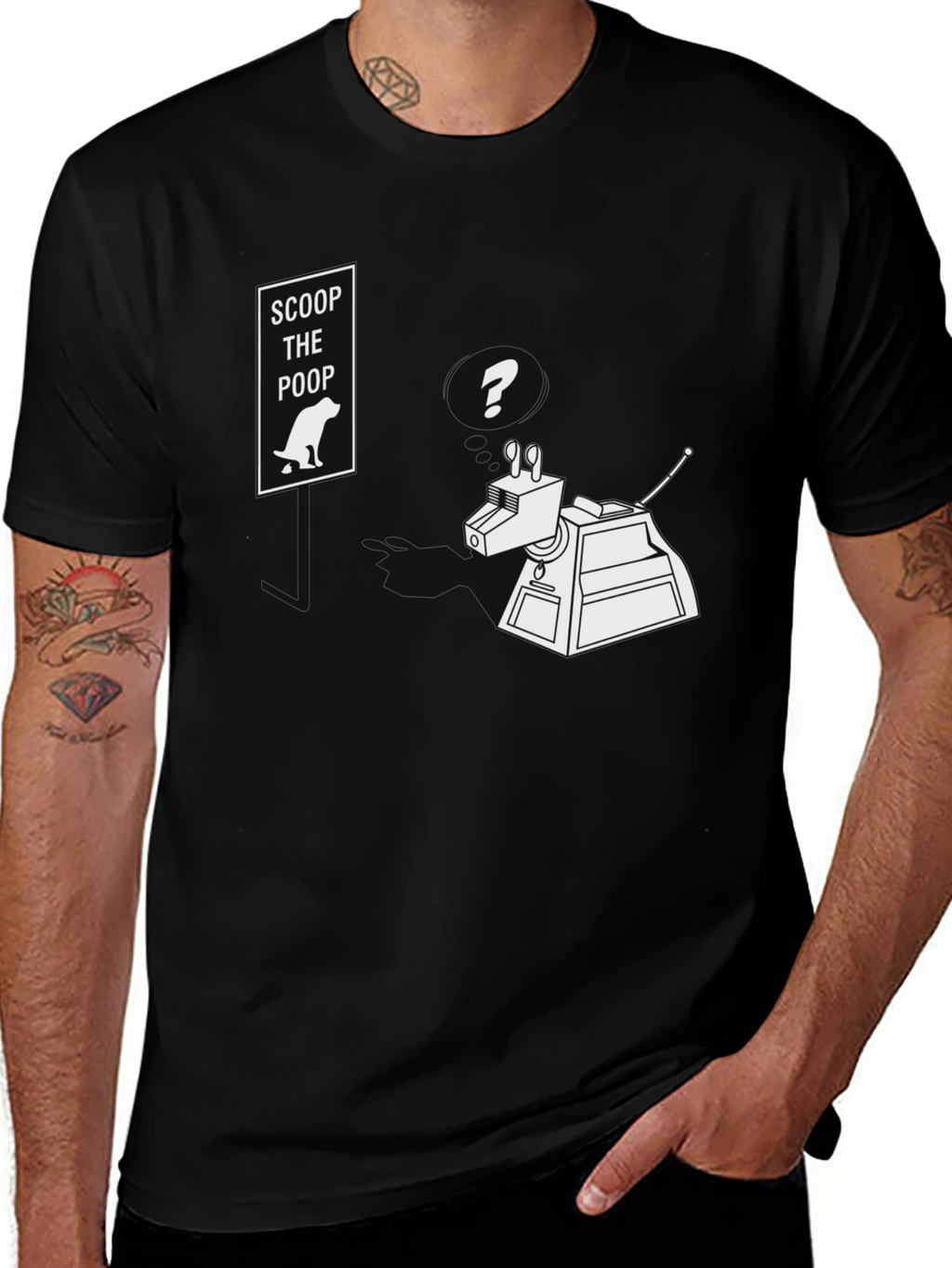K9 Scoop the Poop T-Shirt - Dr. Who Inspired