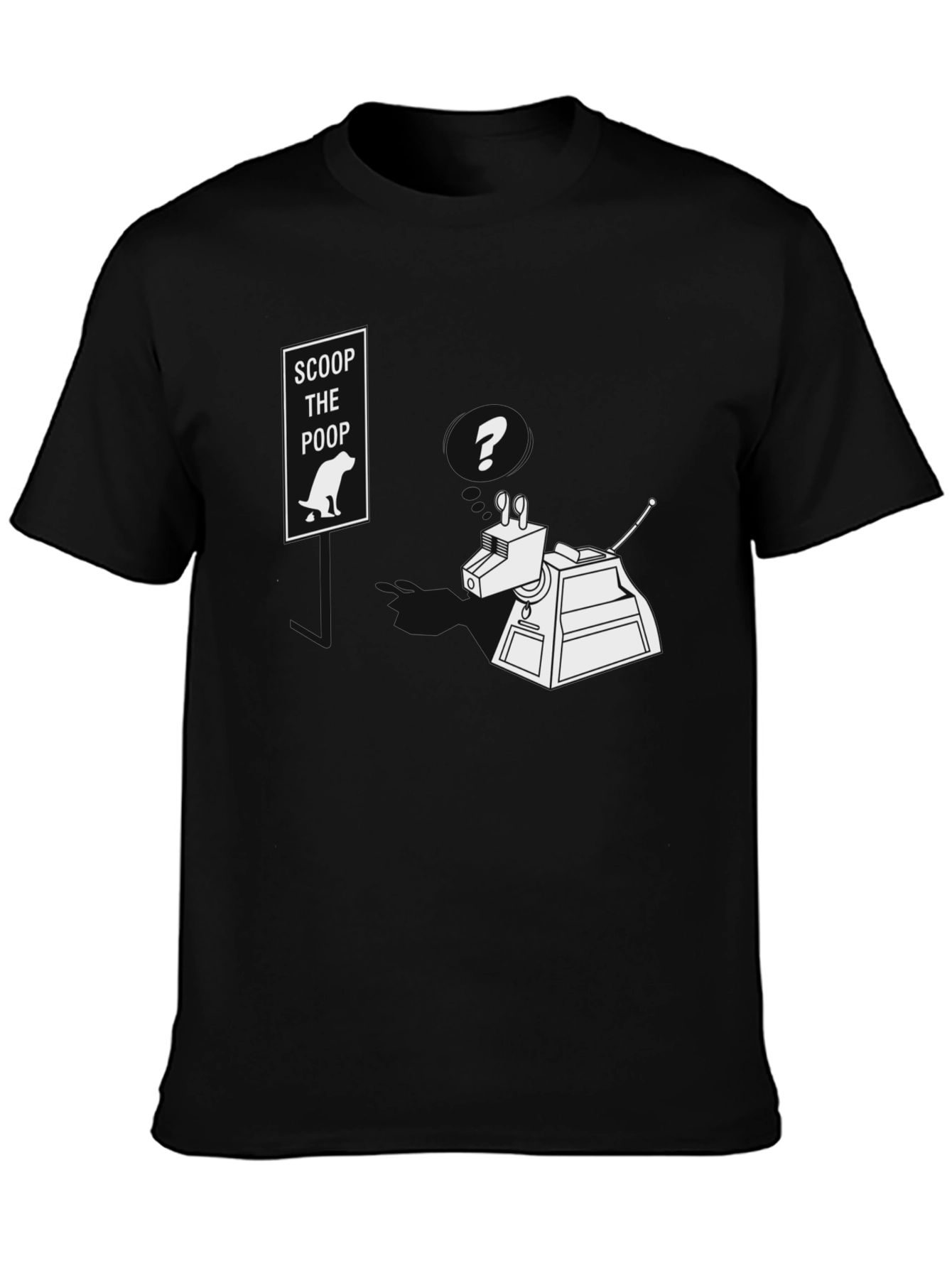 K9 Scoop the Poop T-Shirt - Dr. Who Inspired
