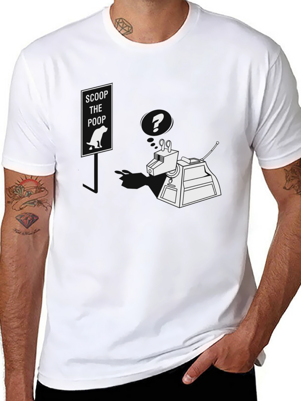 K9 Scoop the Poop T-Shirt - Dr. Who Inspired