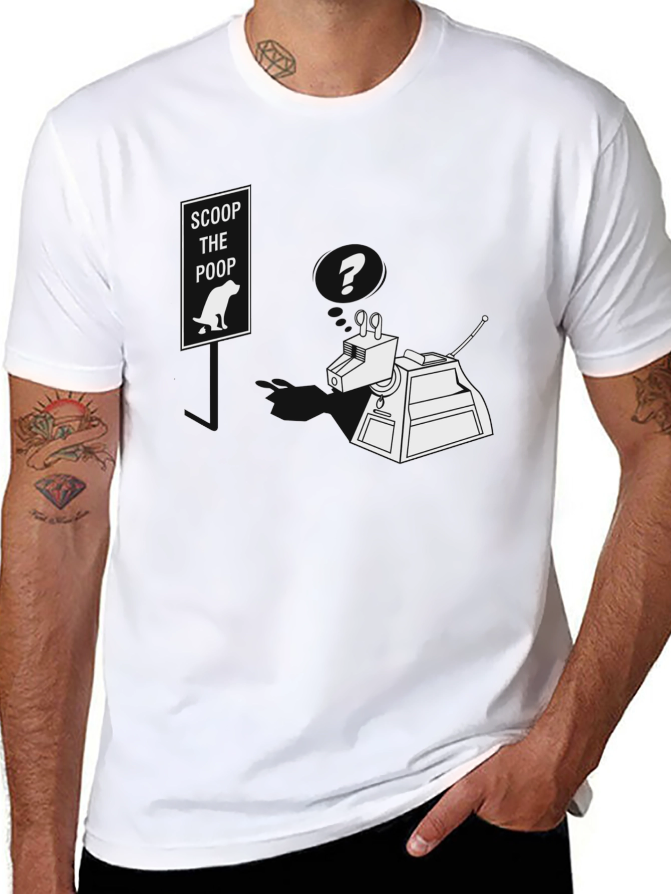K9 Scoop the Poop T-Shirt - Dr. Who Inspired