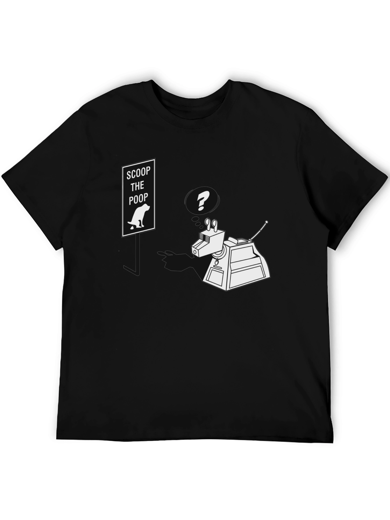 K9 Scoop the Poop T-Shirt - Dr. Who Inspired