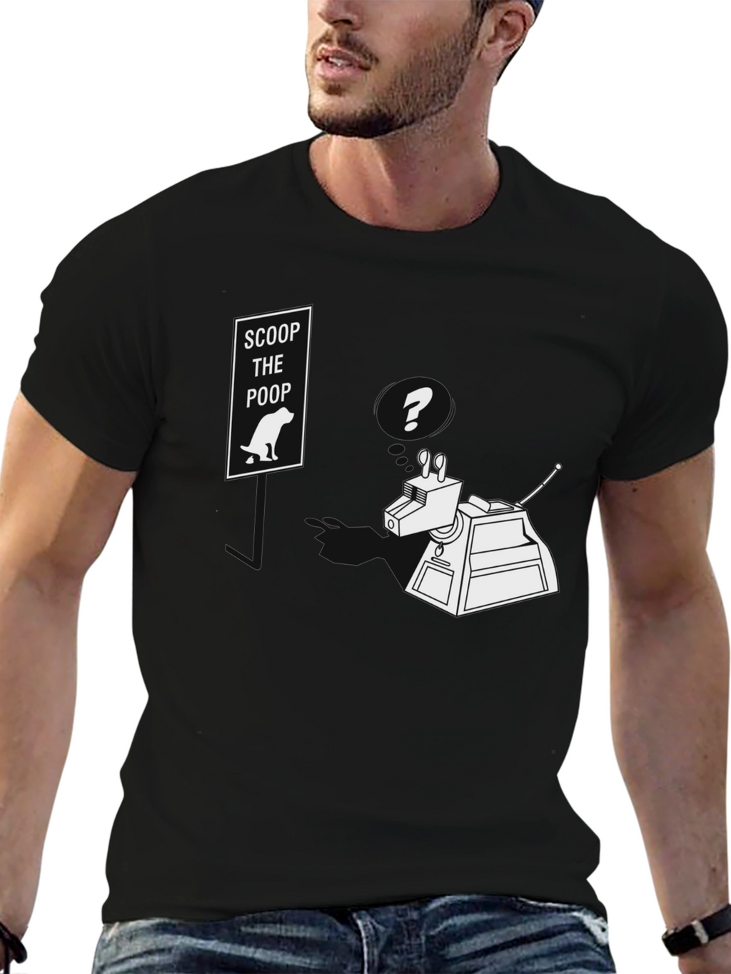 K9 Scoop the Poop T-Shirt - Dr. Who Inspired