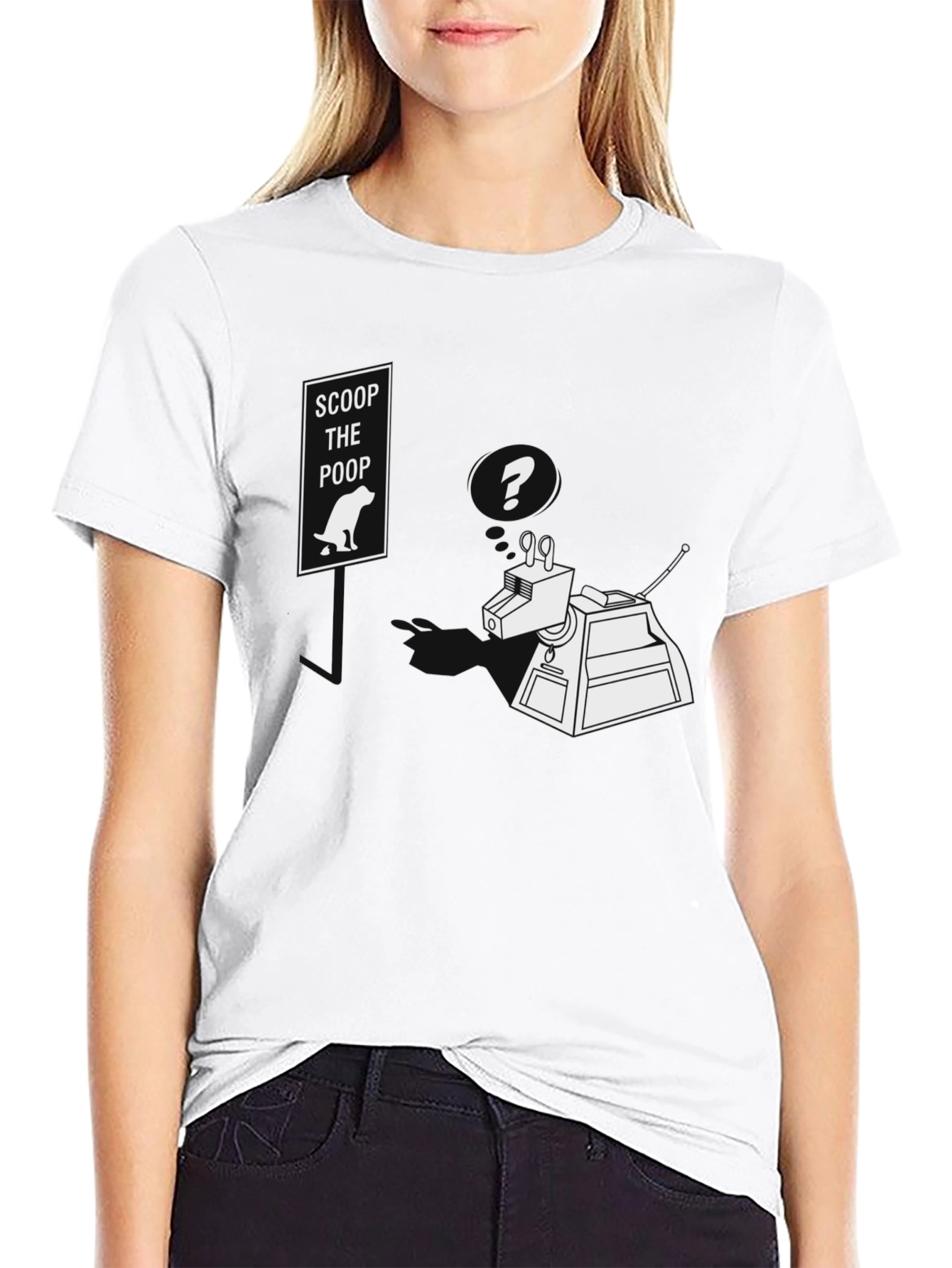 K9 Scoop the Poop T-Shirt - Dr. Who Inspired