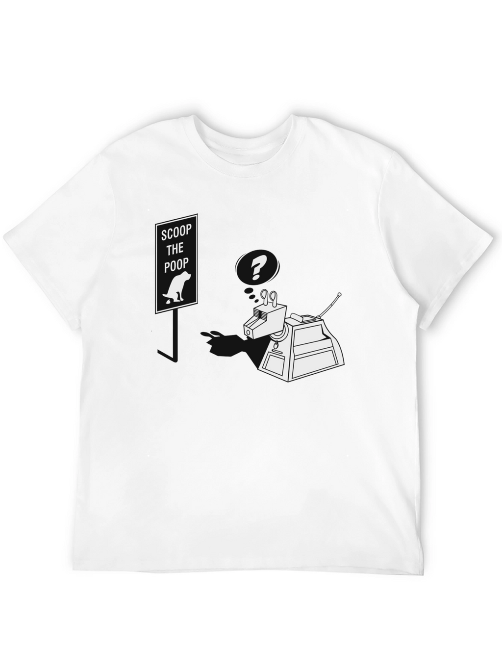 K9 Scoop the Poop T-Shirt - Dr. Who Inspired