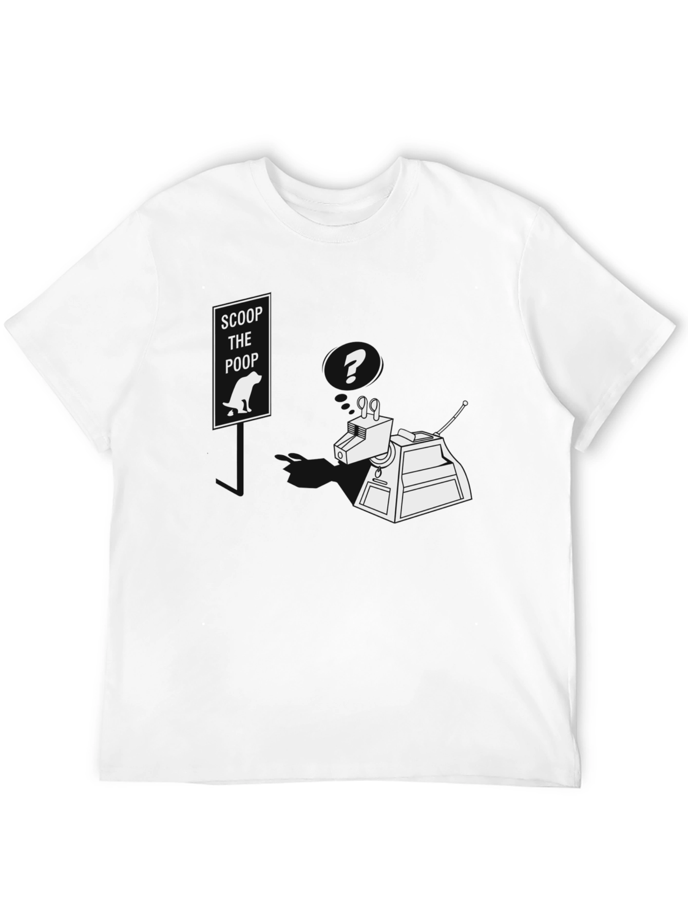 K9 Scoop the Poop T-Shirt - Dr. Who Inspired