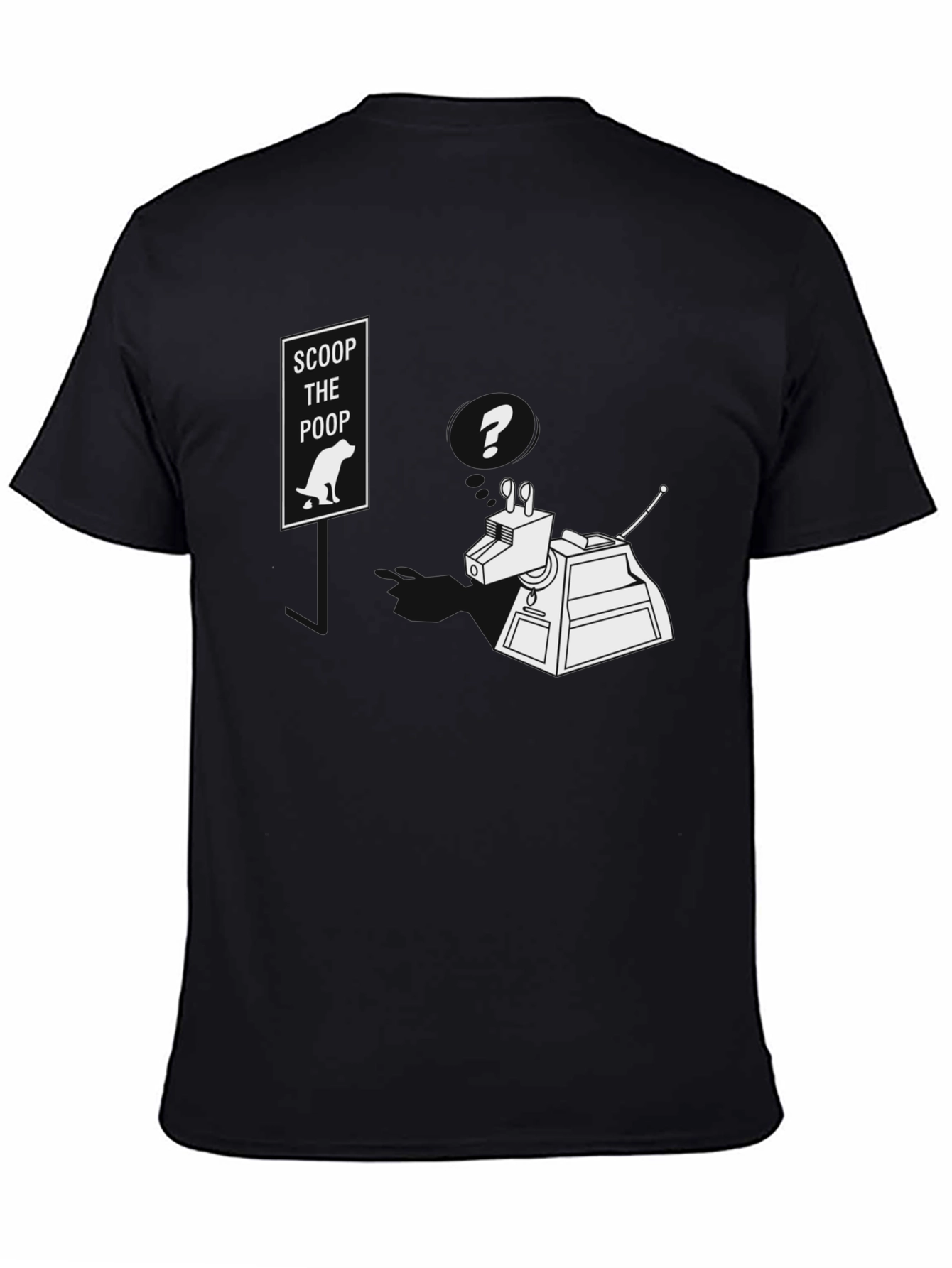 K9 Scoop the Poop T-Shirt - Dr. Who Inspired