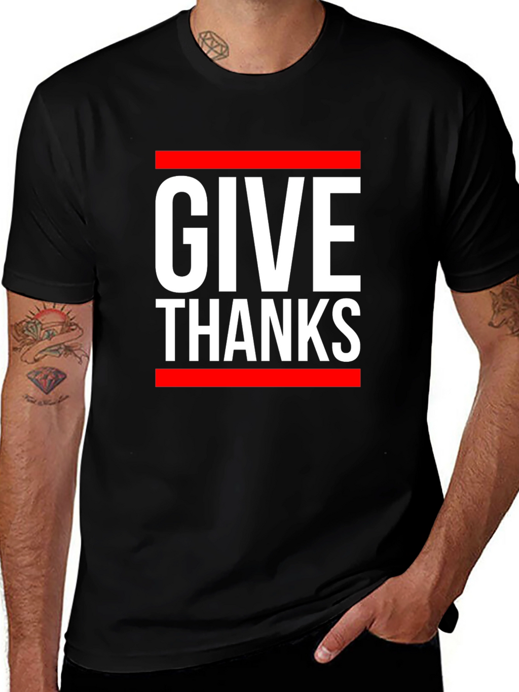 Give Thanks T-Shirt - Thanksgiving Holiday Apparel