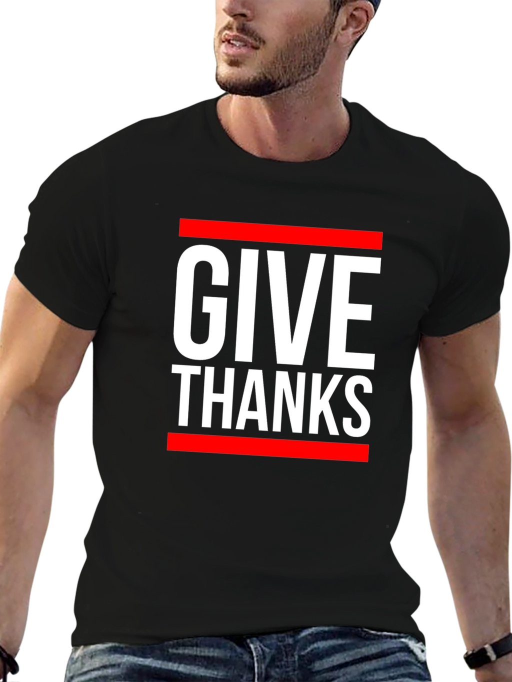 Give Thanks T-Shirt - Thanksgiving Holiday Apparel