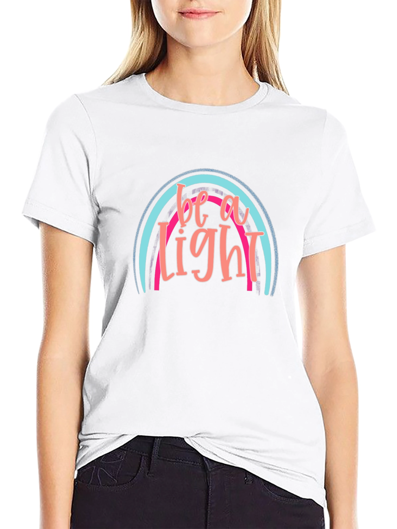 Be A Light Graphic T-Shirt - Trendy Design