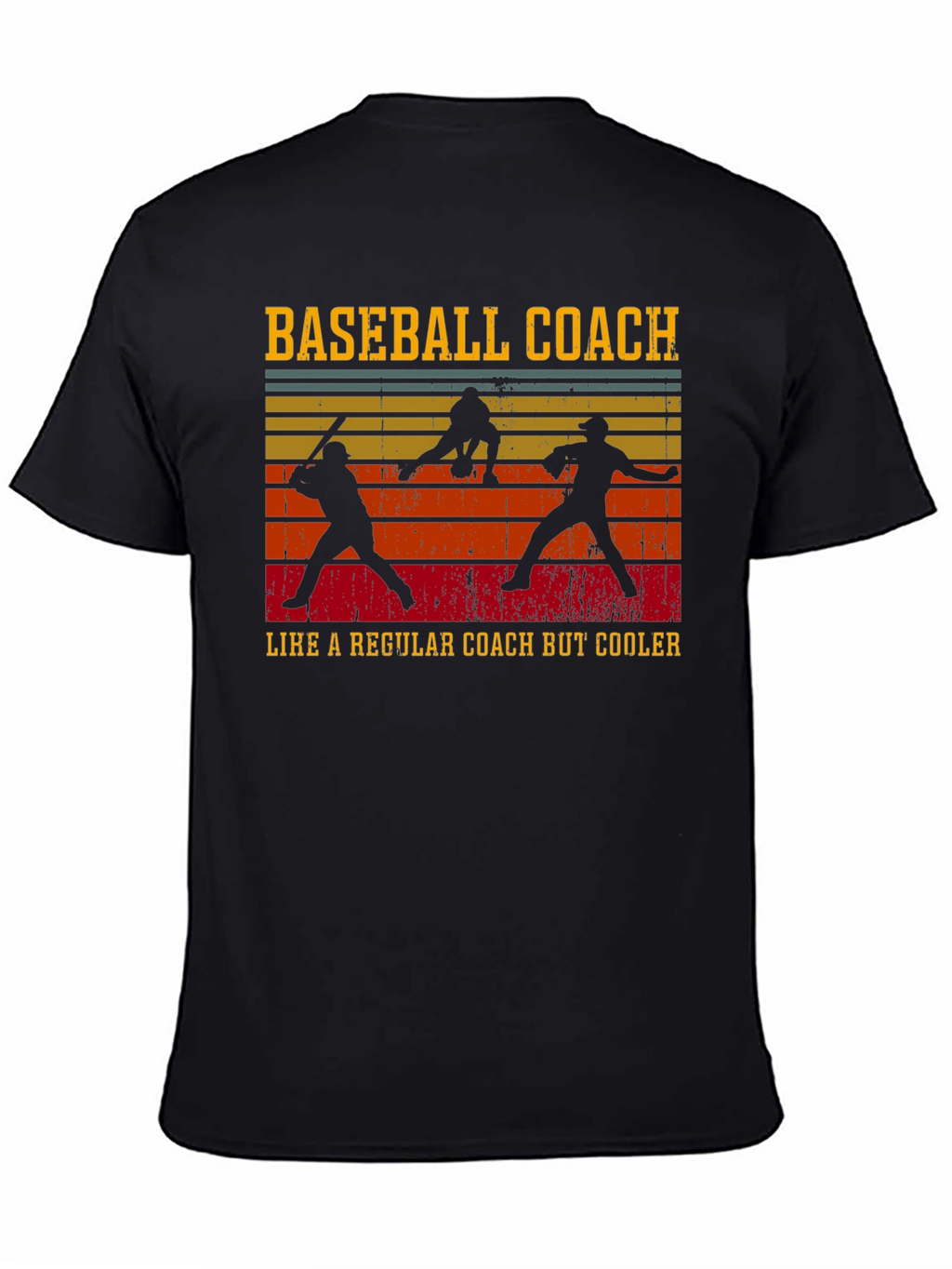 Baseball Coach T-Shirt - Cool Retro Design