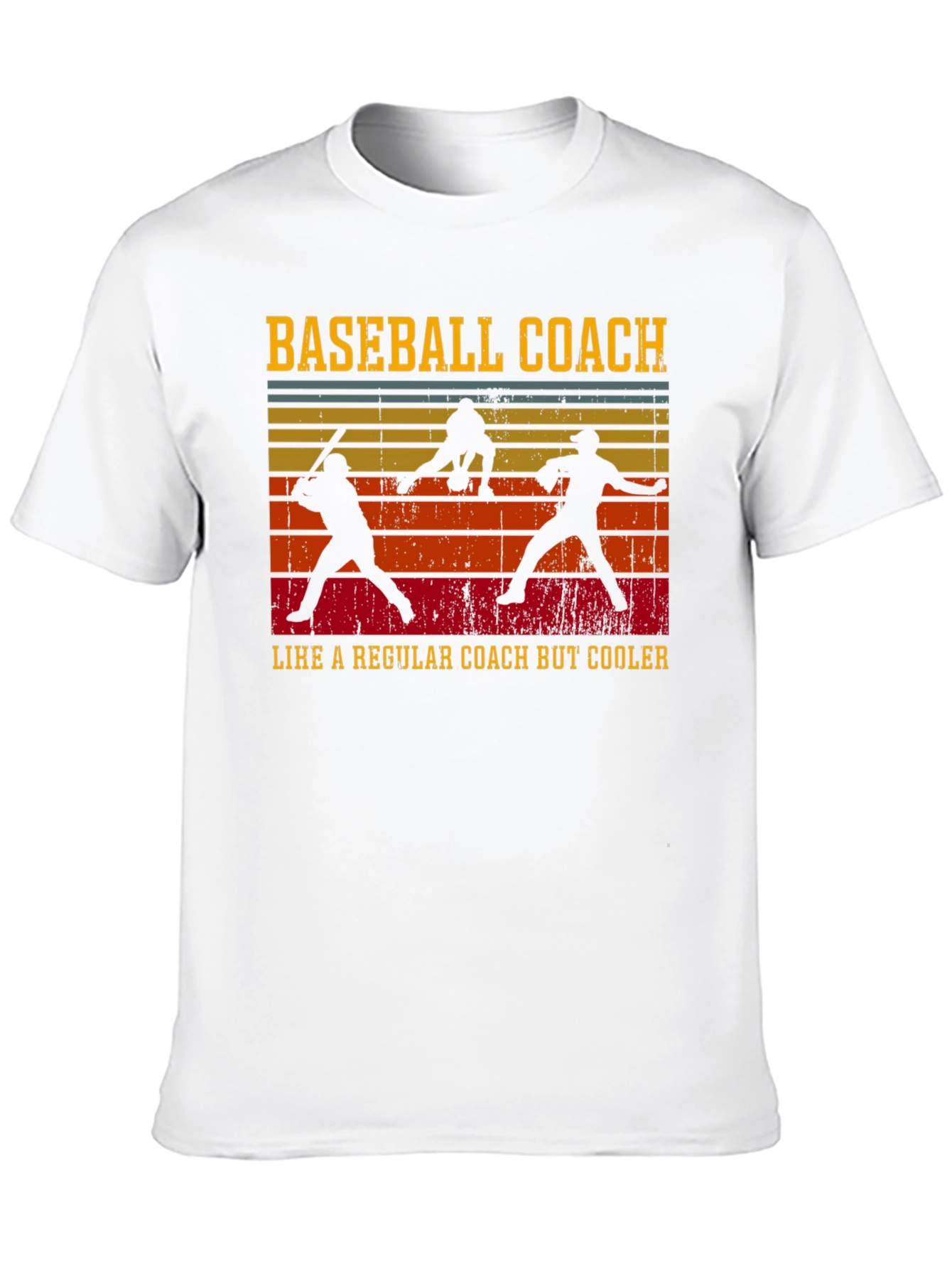 Baseball Coach T-Shirt - Cool Retro Design