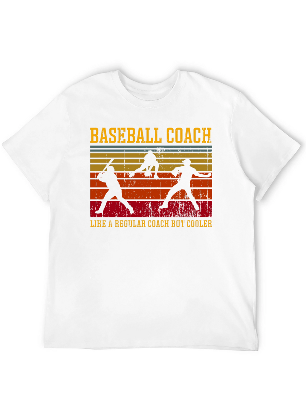 Baseball Coach T-Shirt - Cool Retro Design