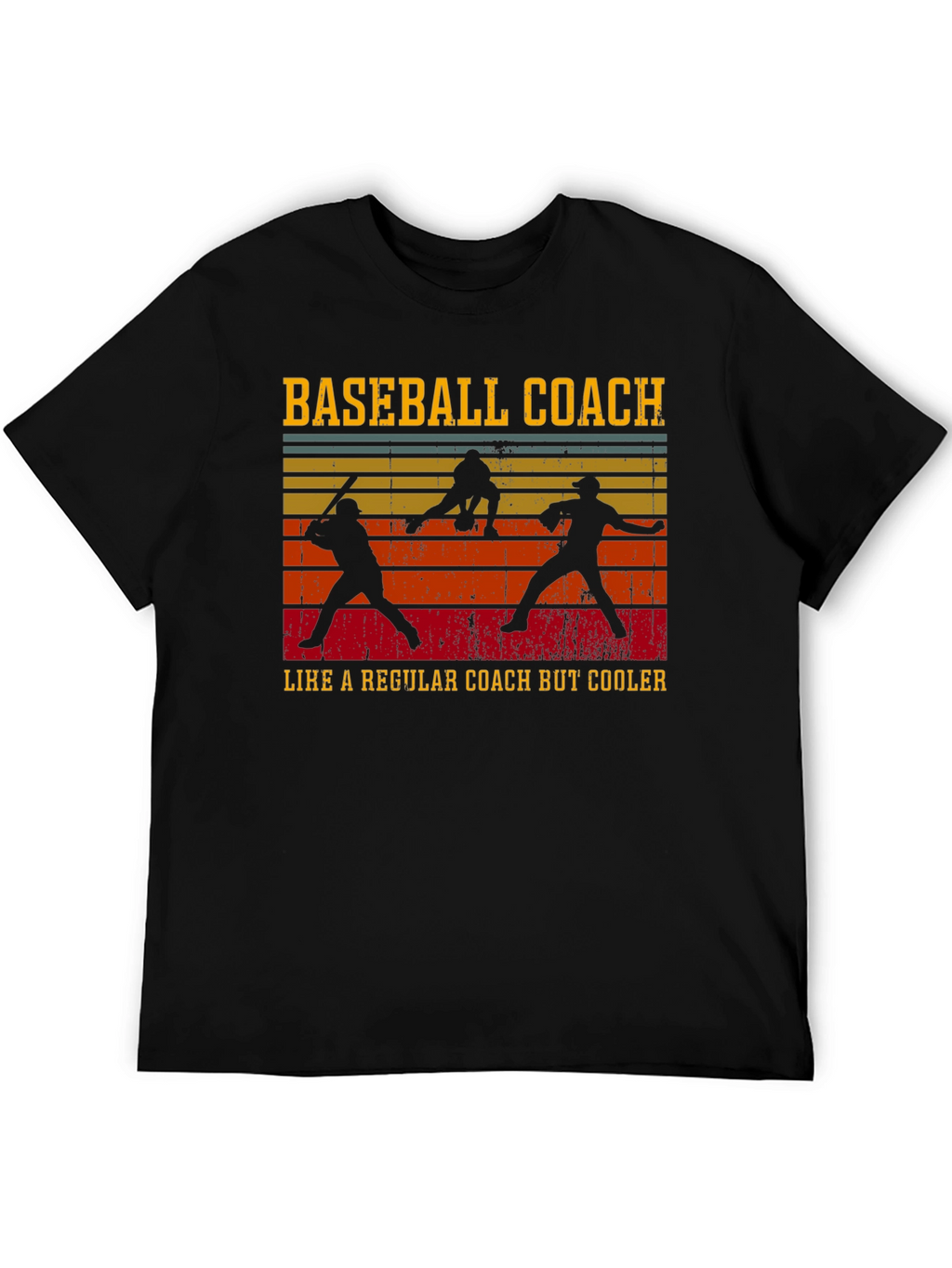 Baseball Coach T-Shirt - Cool Retro Design
