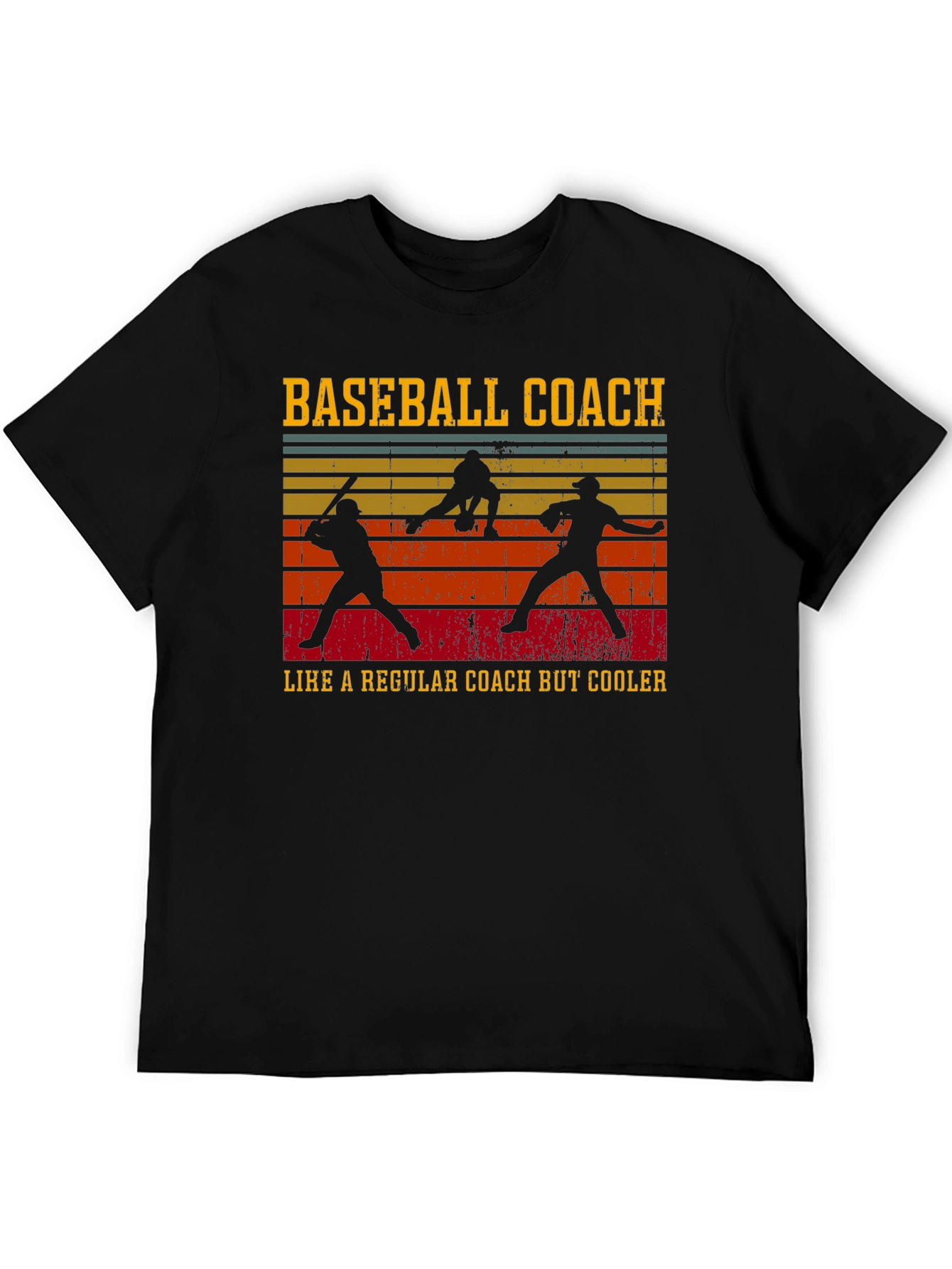 Baseball Coach T-Shirt - Cool Retro Design
