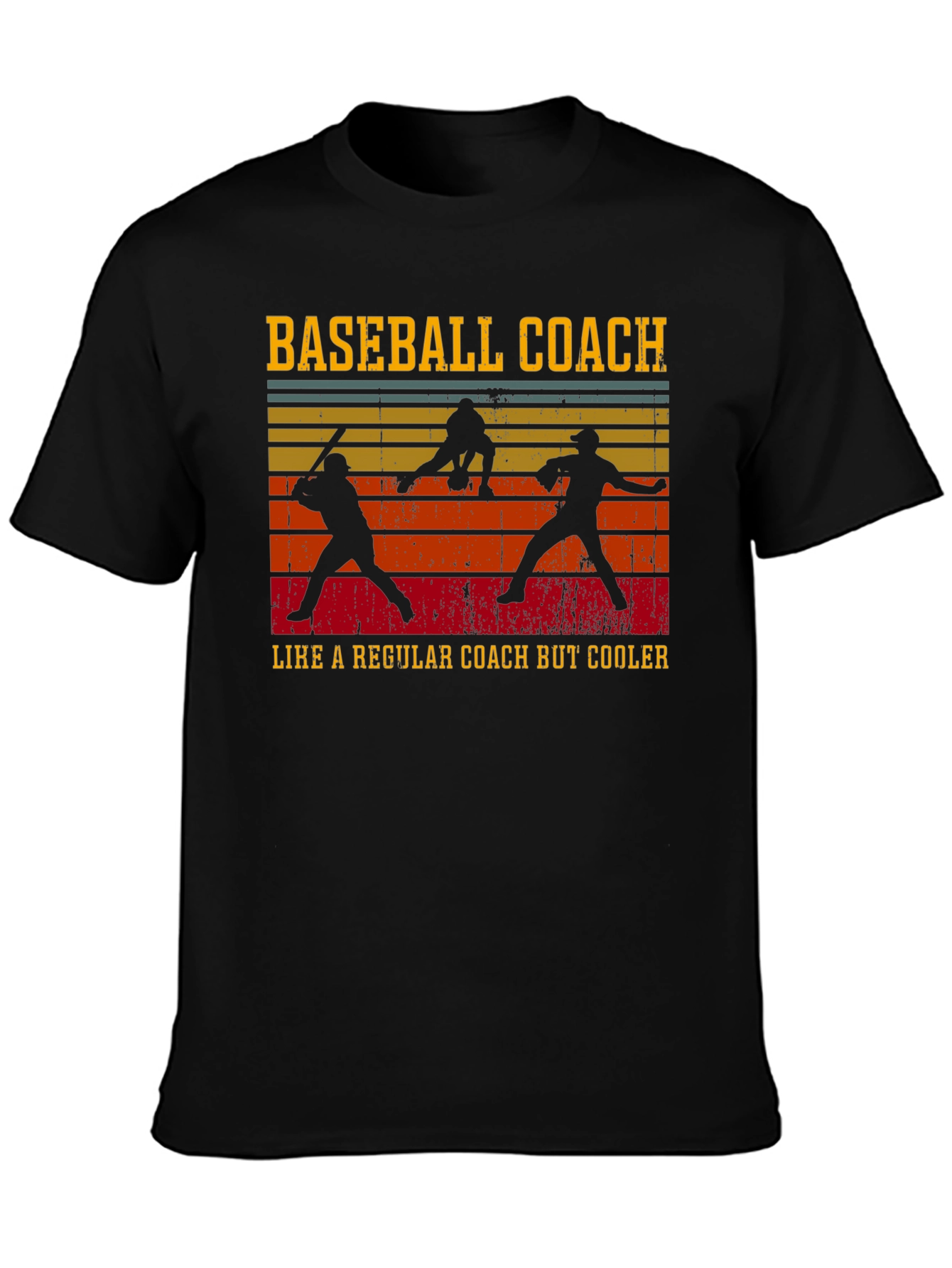 Baseball Coach T-Shirt - Cool Retro Design
