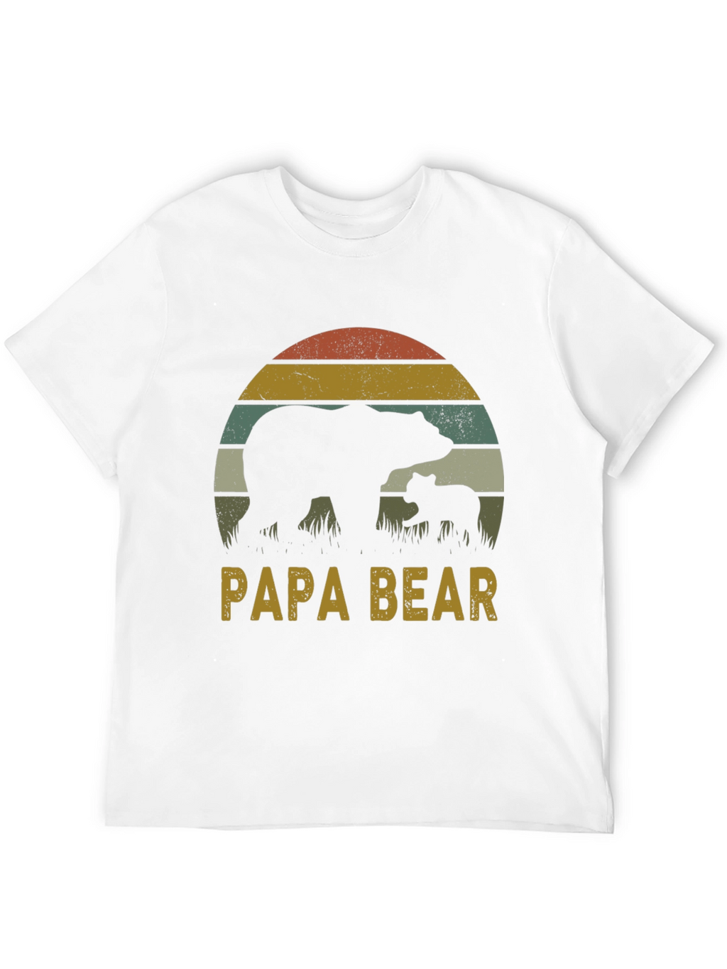 Papa Bear Graphic Tee - Fathers Day Gift