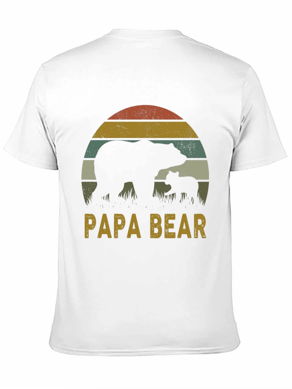 Papa Bear Graphic Tee - Fathers Day Gift