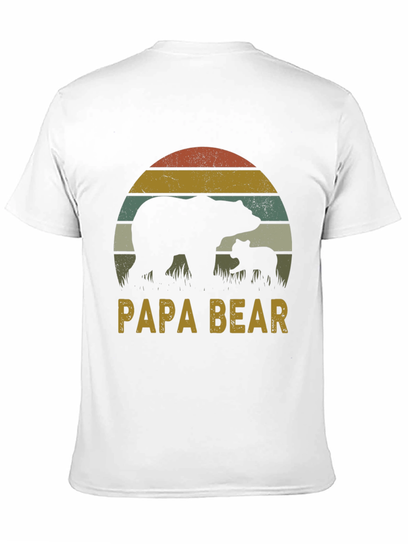 Papa Bear Graphic Tee - Fathers Day Gift