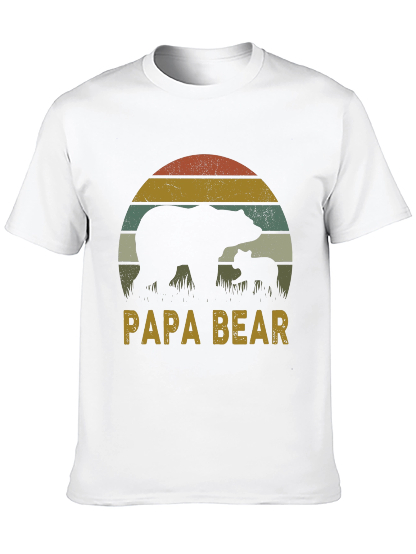 Papa Bear Graphic Tee - Fathers Day Gift