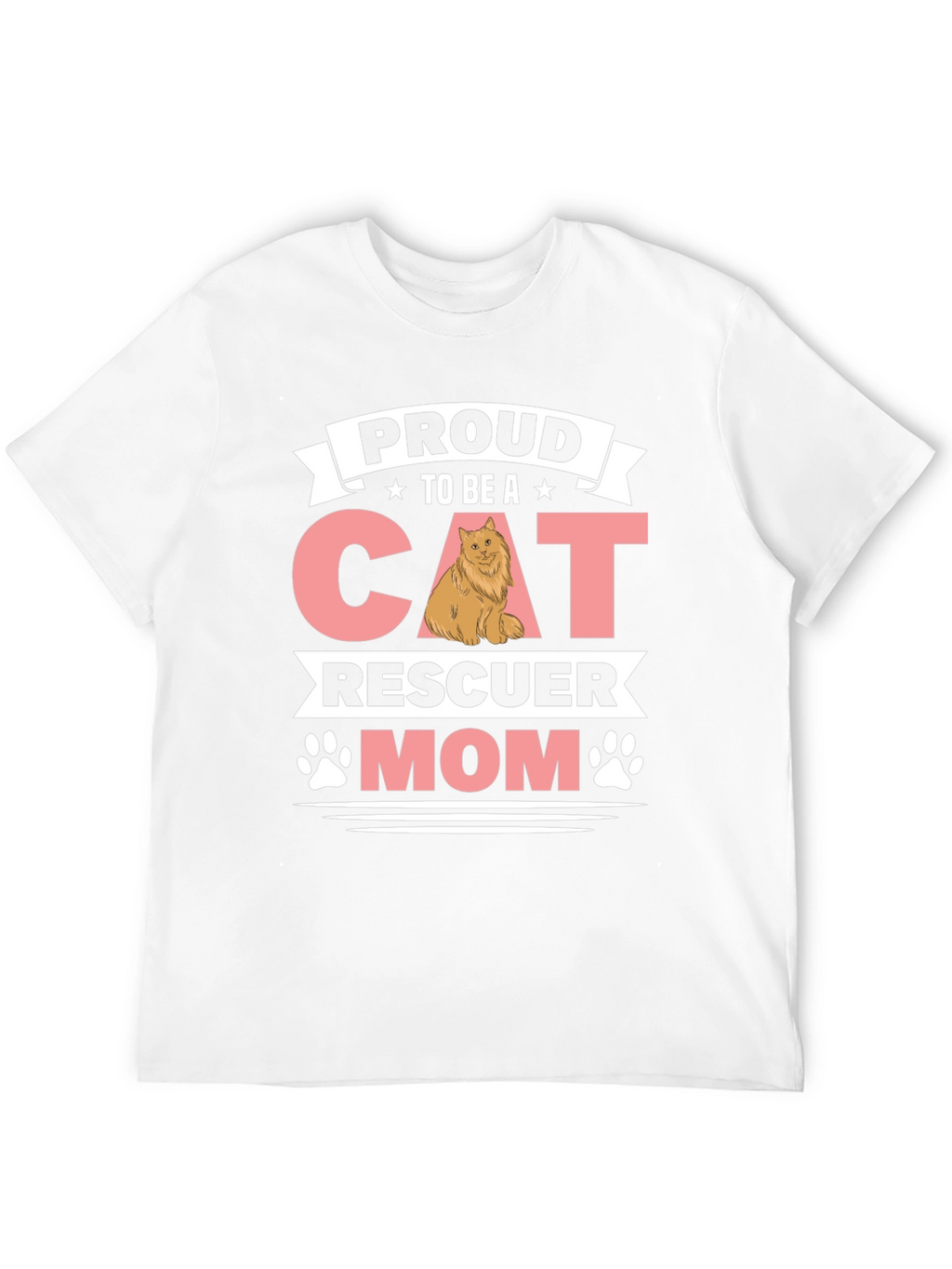 Proud Cat Rescuer Mom T-Shirt