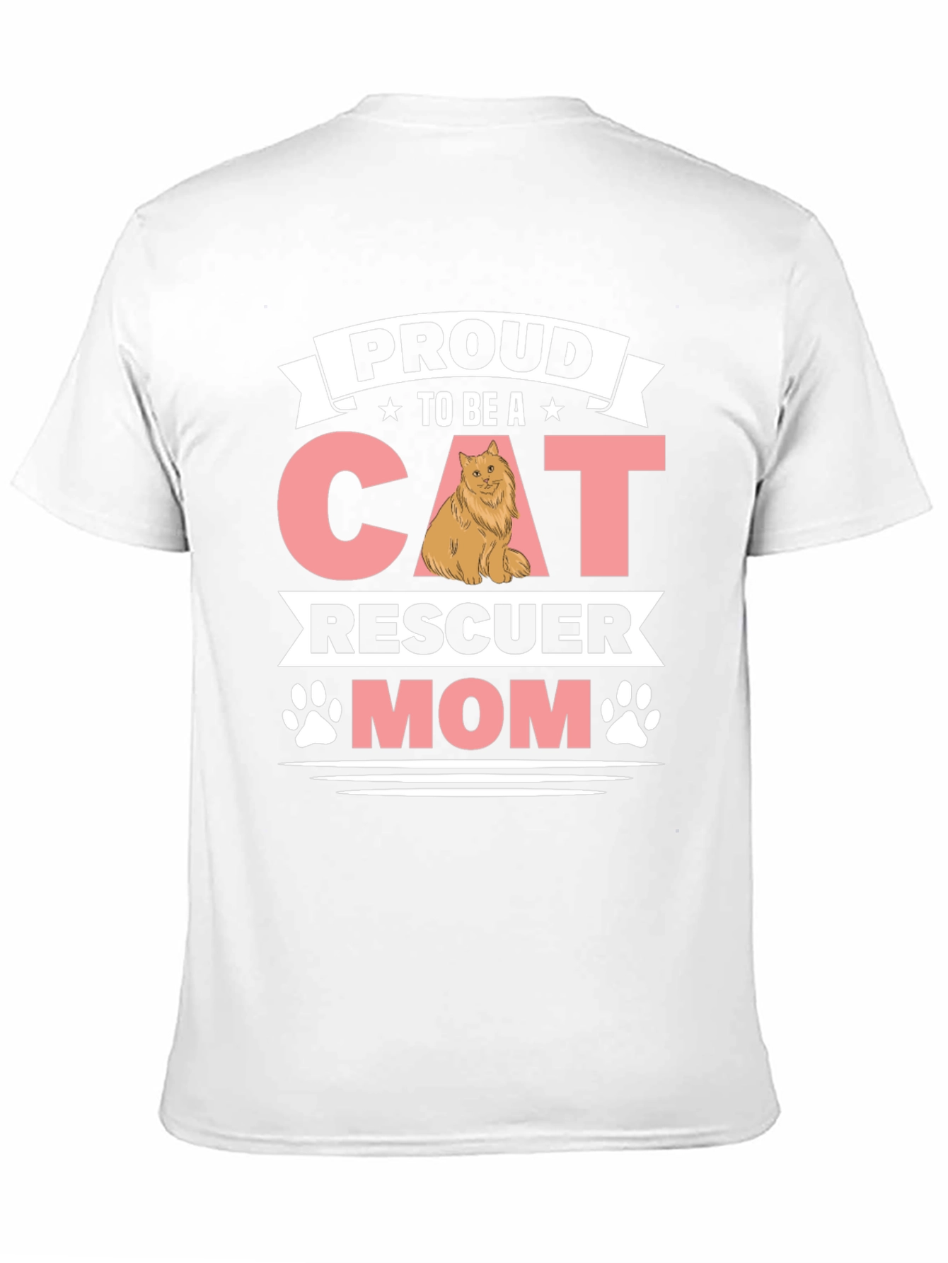 Proud Cat Rescuer Mom T-Shirt