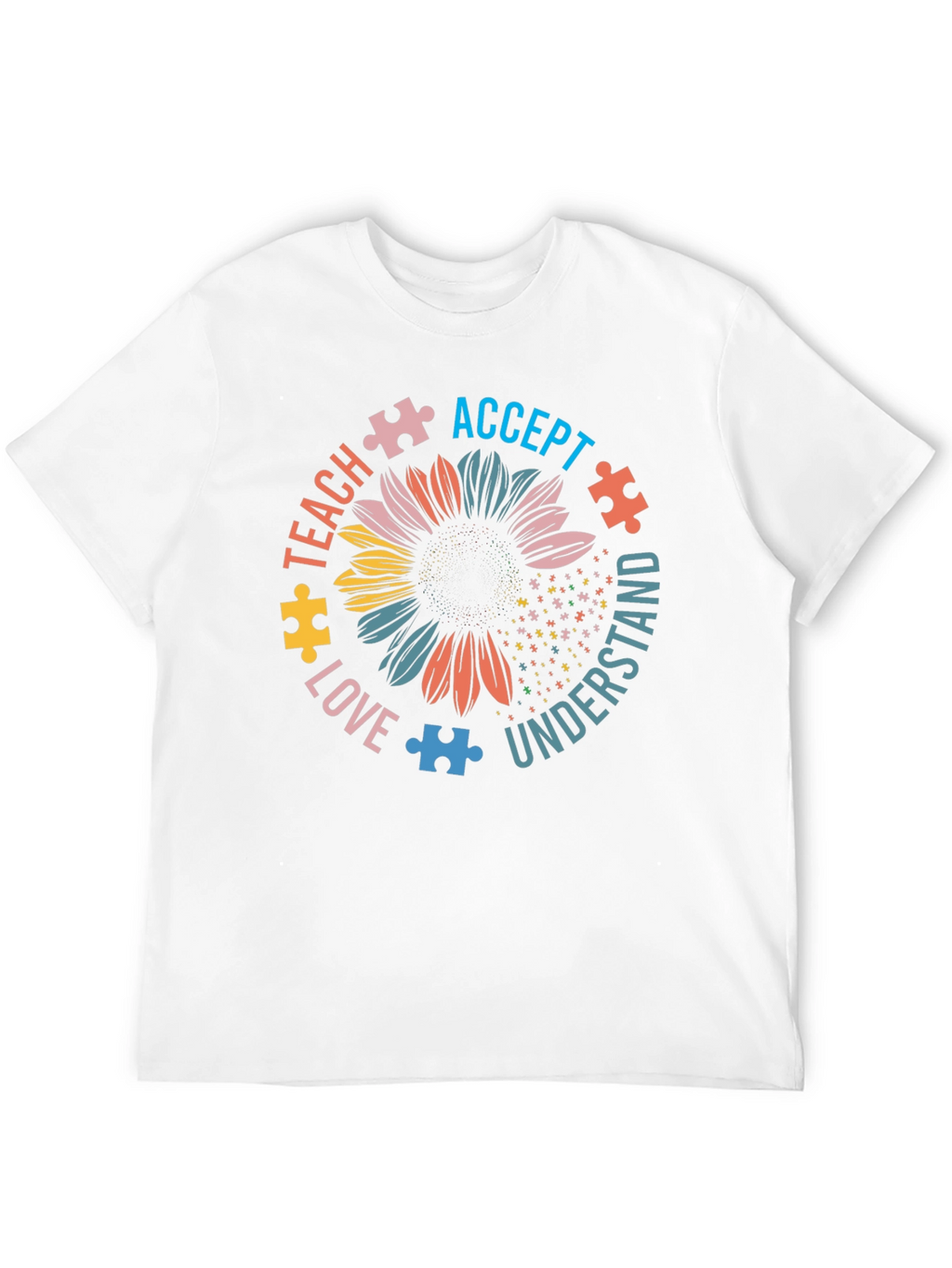 Autism Awareness Sunflower Graphic Tee