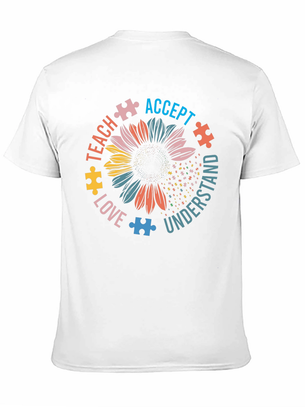 Autism Awareness Sunflower Graphic Tee
