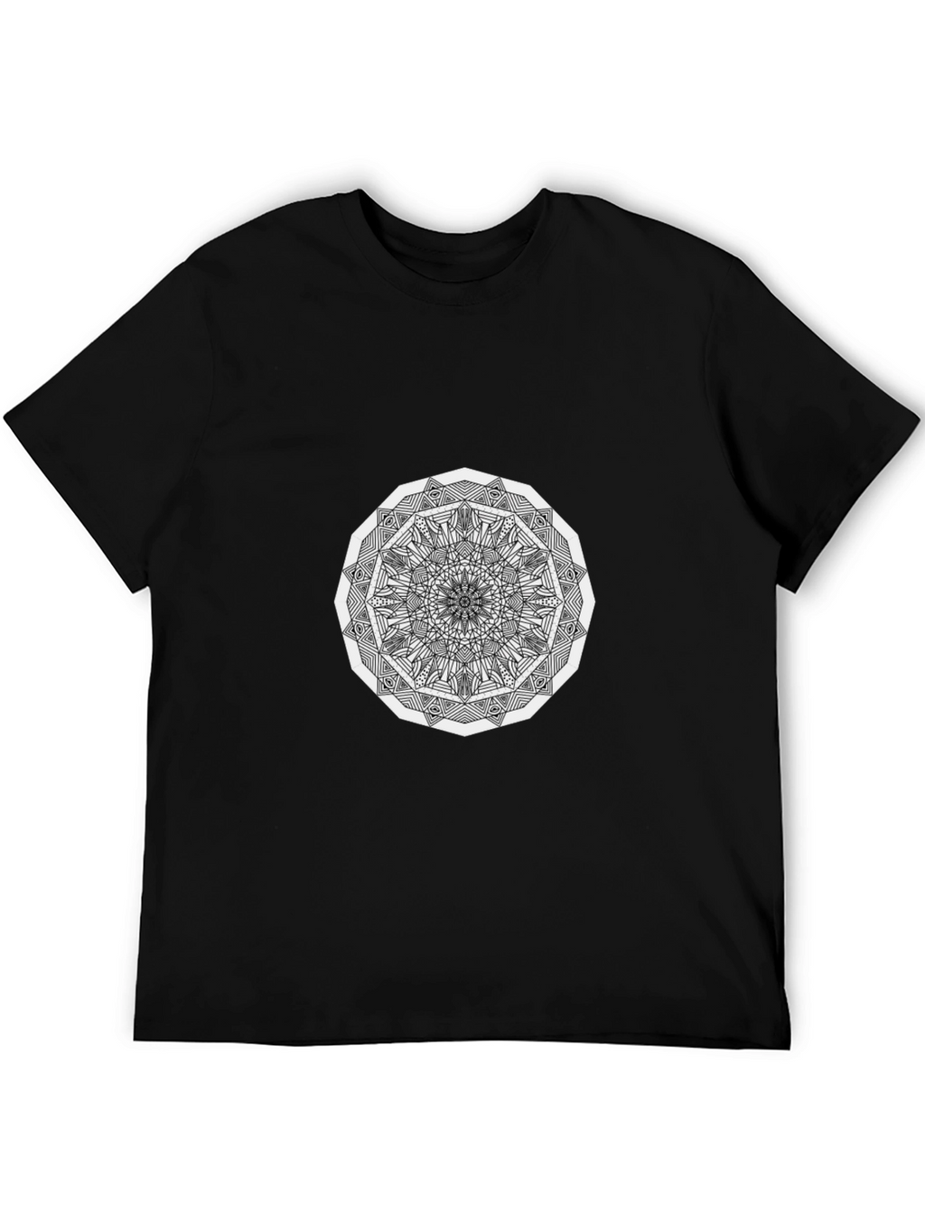 Mandala Graphic Black T-Shirt