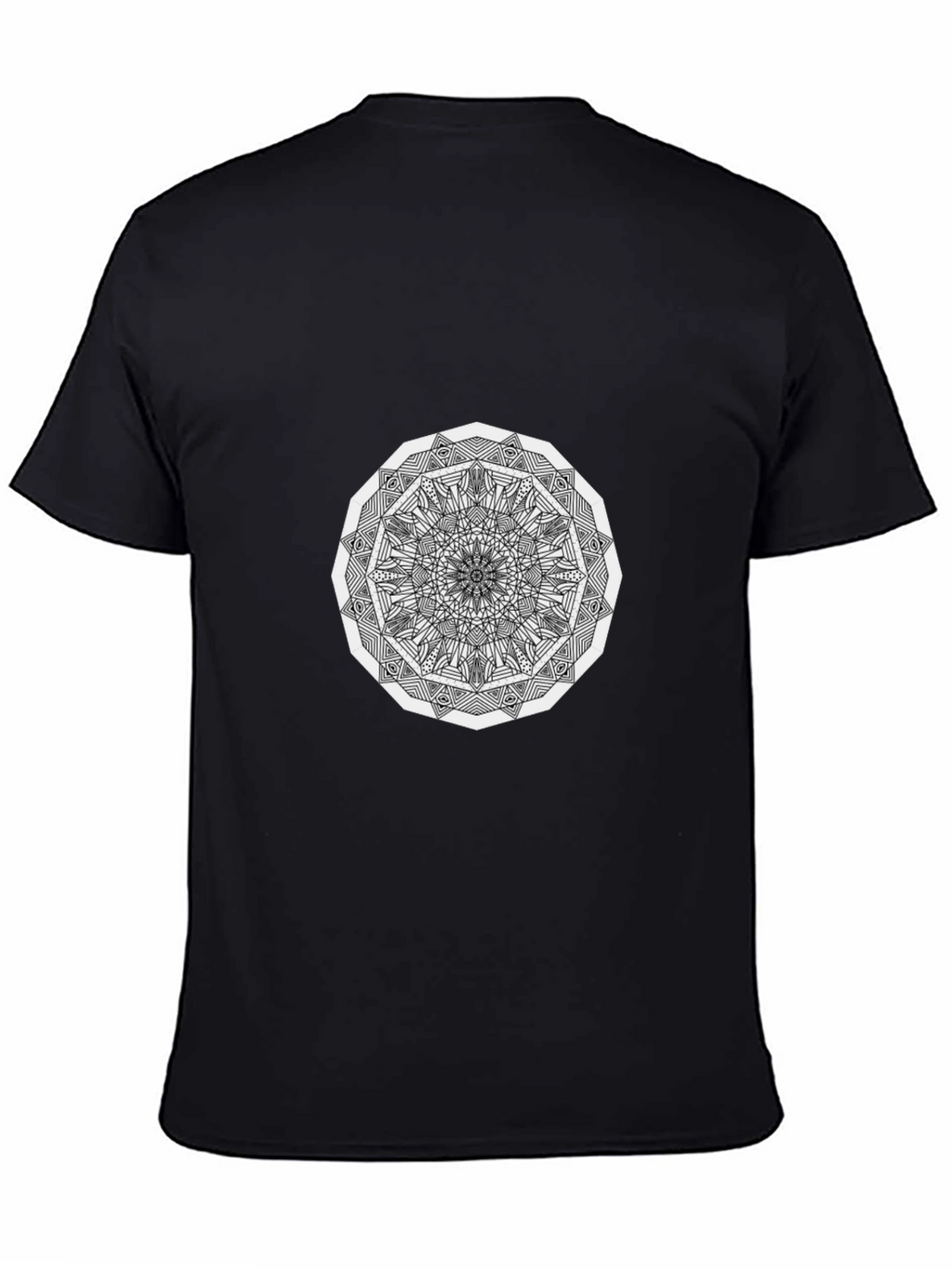 Mandala Graphic Black T-Shirt