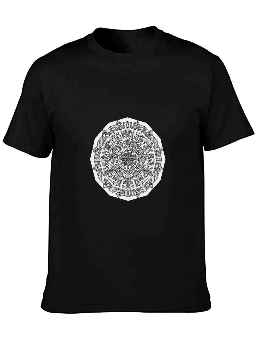 Mandala Graphic Black T-Shirt