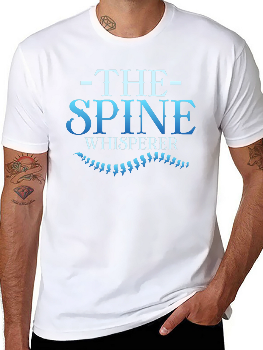 Spine Whisperer Graphic Tee - Chiropractic Humor T-Shirt