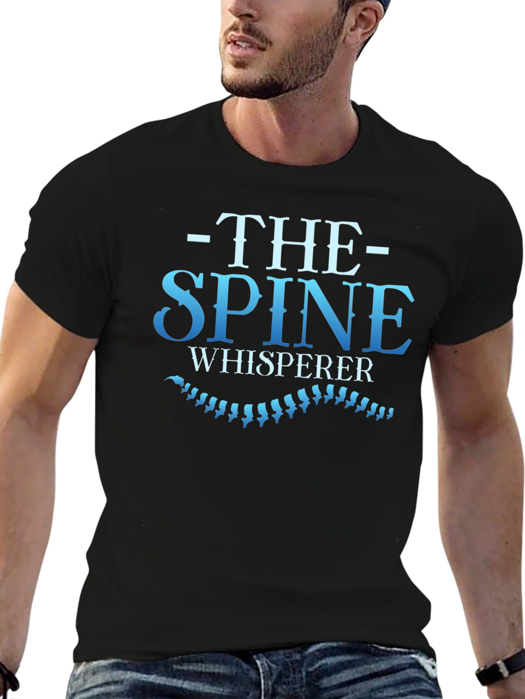 Spine Whisperer Graphic Tee - Chiropractic Humor T-Shirt