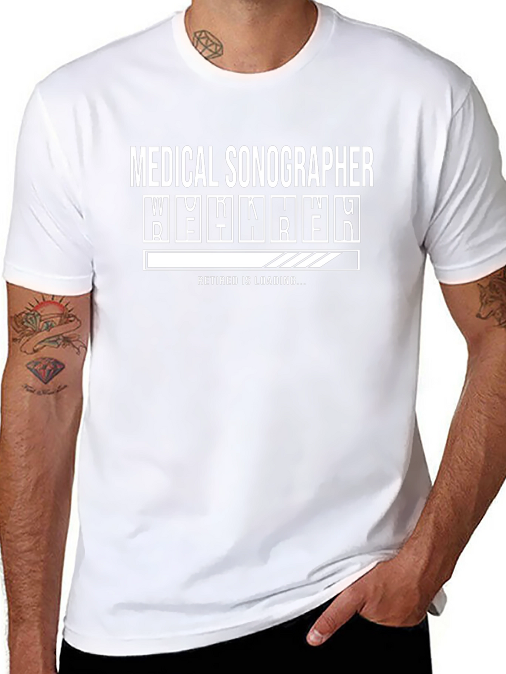 Medical Sonographer Retirement Loading T-Shirt