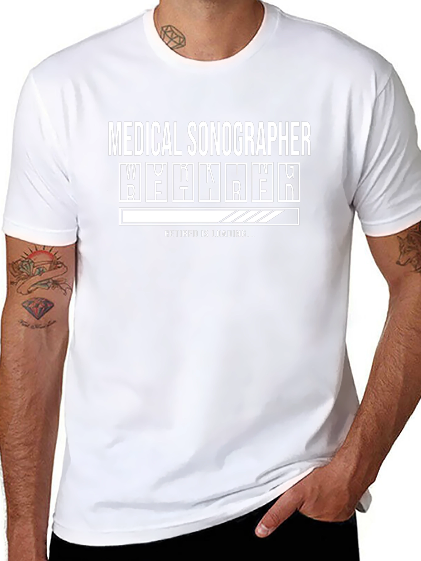 Medical Sonographer Retirement Loading T-Shirt