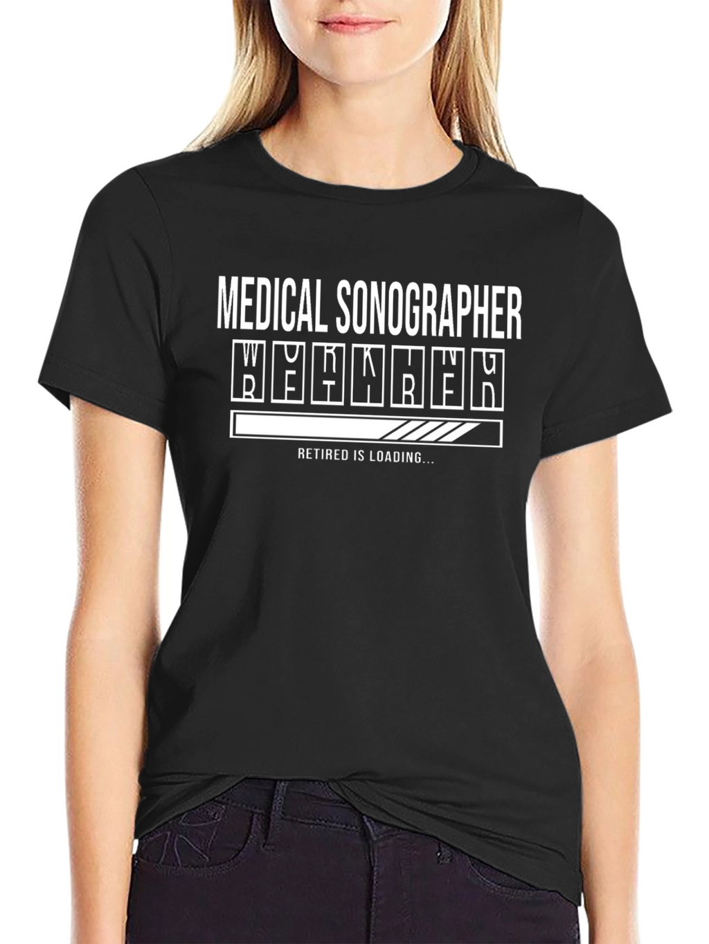 Medical Sonographer Retirement Loading T-Shirt