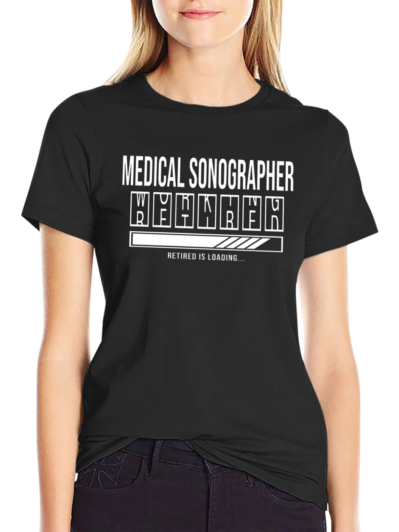 Medical Sonographer Retirement Loading T-Shirt