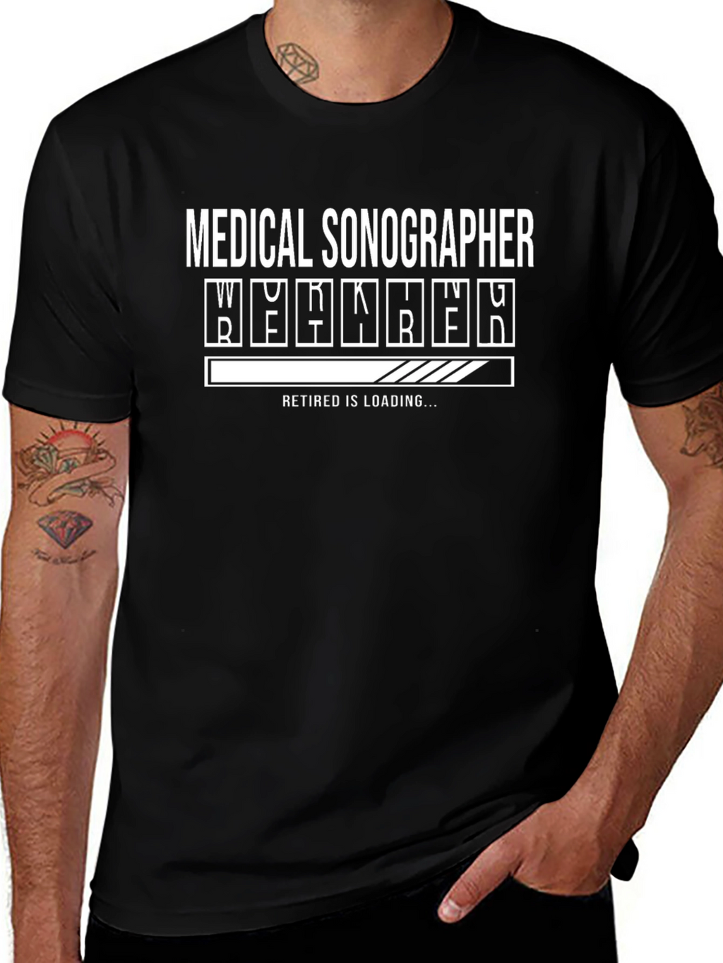 Medical Sonographer Retirement Loading T-Shirt