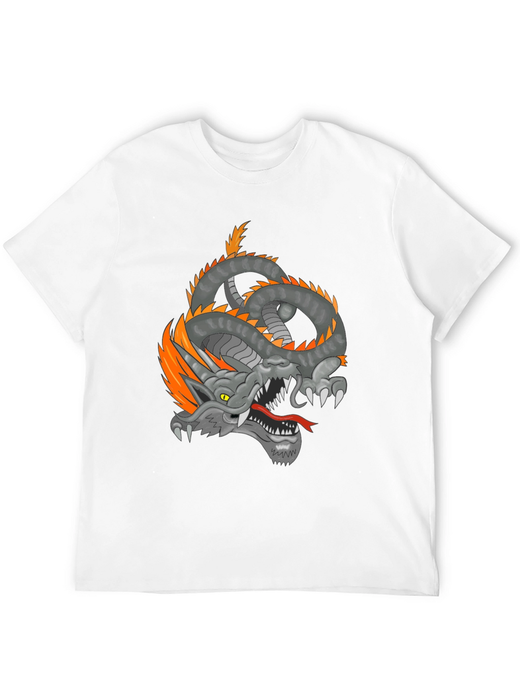 Dragon Graphic Tee - Mens Black T-Shirt