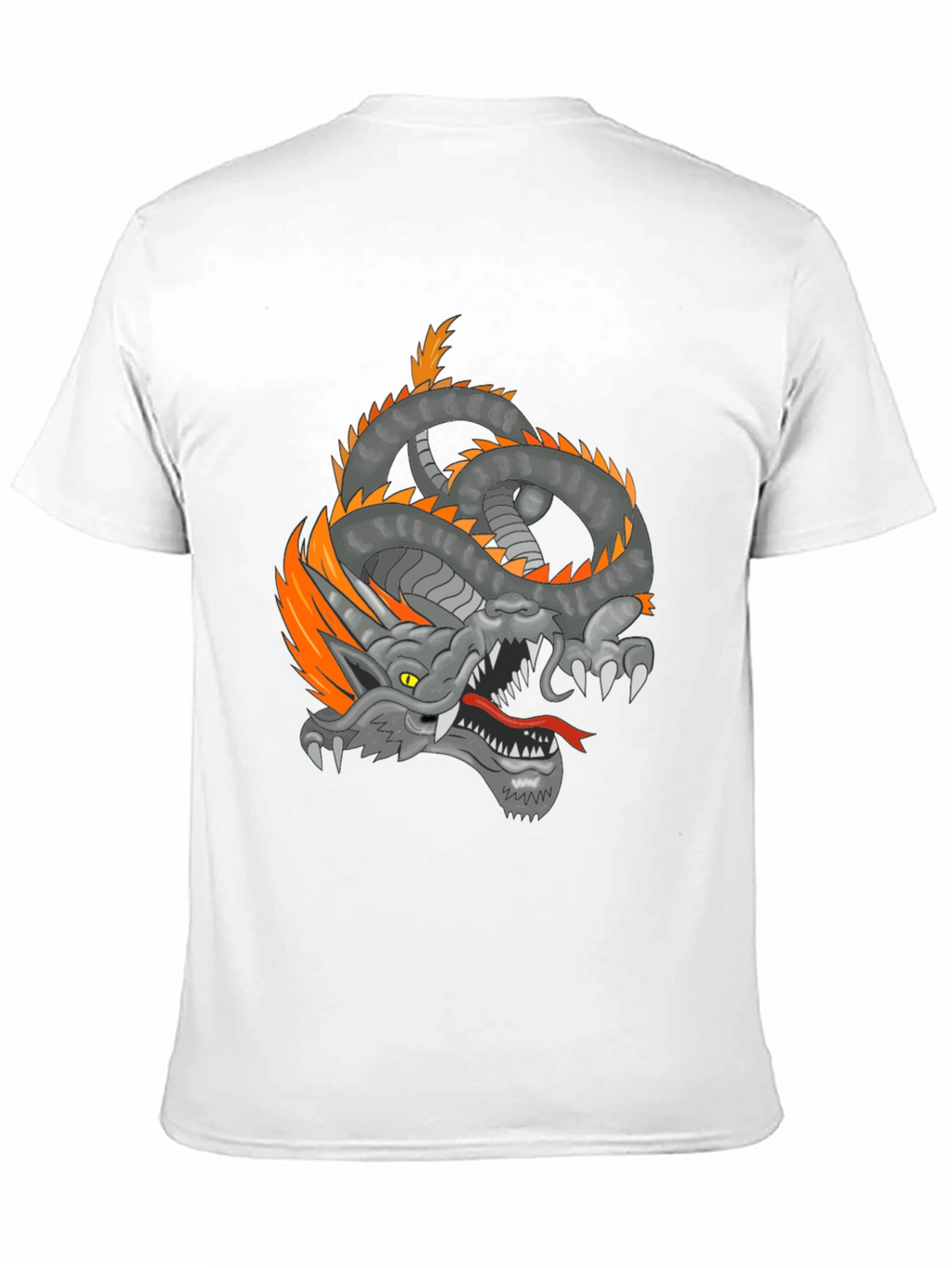 Dragon Graphic Tee - Mens Black T-Shirt