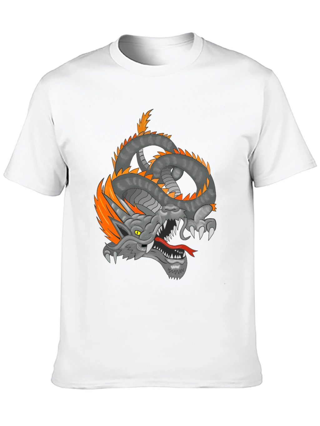 Dragon Graphic Tee - Mens Black T-Shirt