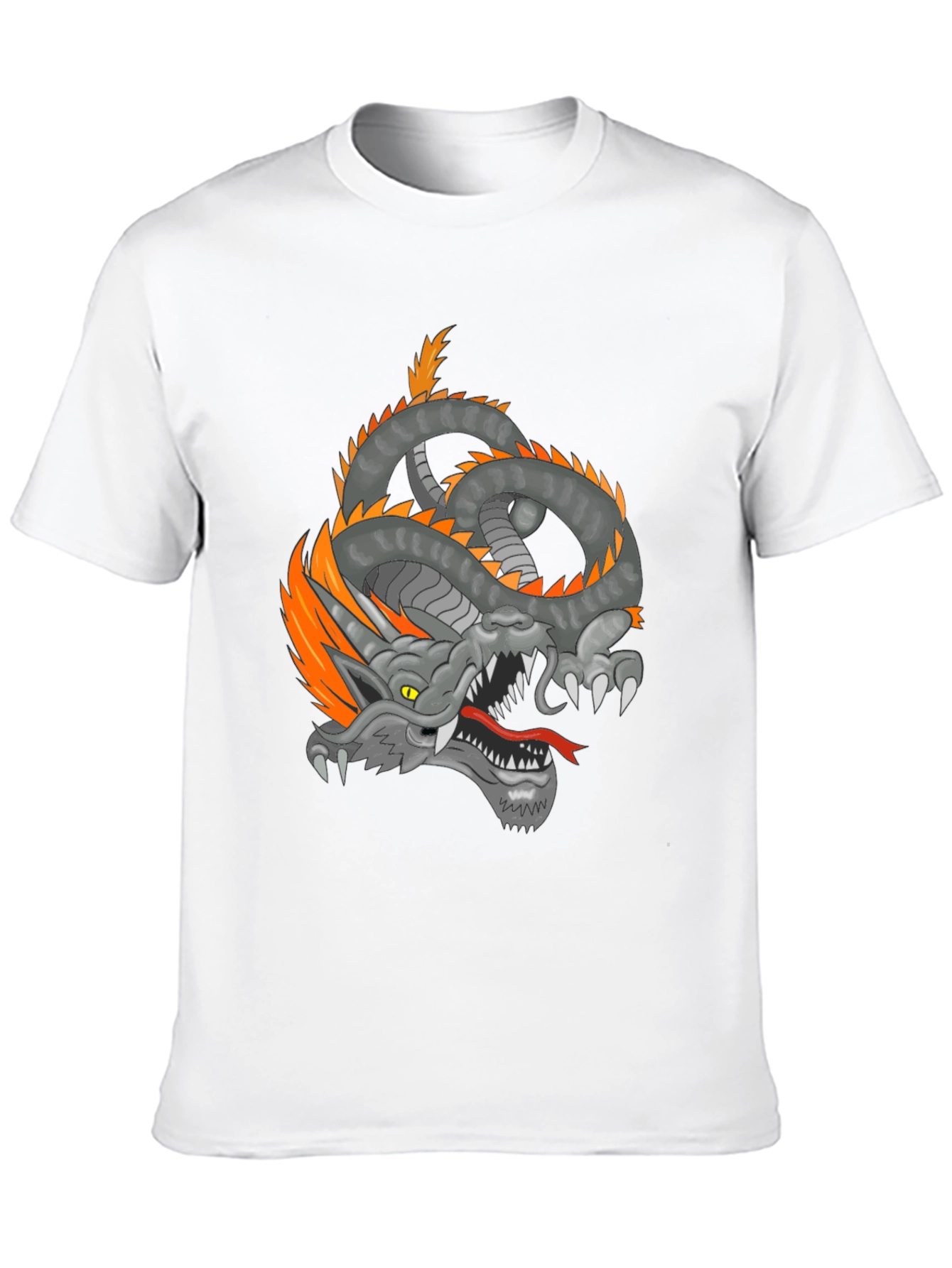 Dragon Graphic Tee - Mens Black T-Shirt