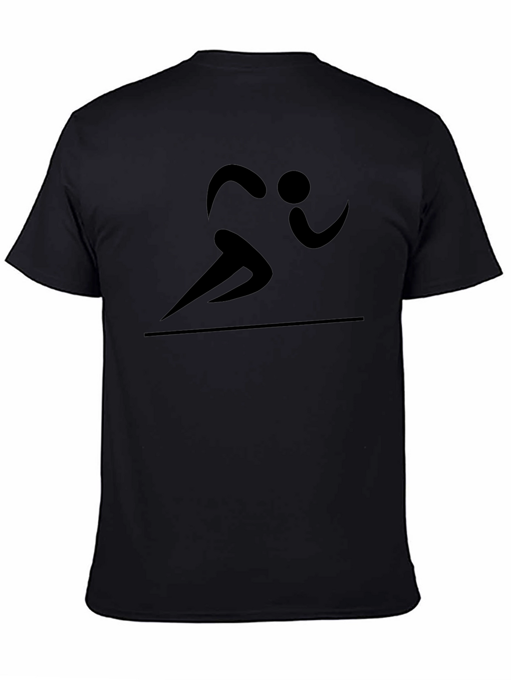 Running Figure Graphic Tee - Black