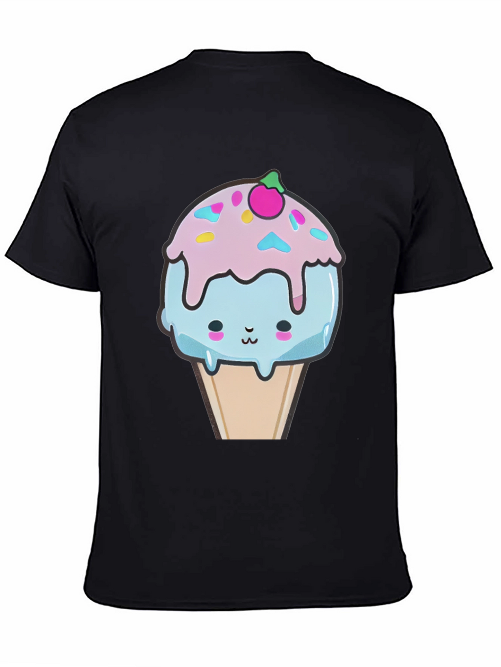 Kawaii Ice Cream Graphic Tee - Fun & Unique!